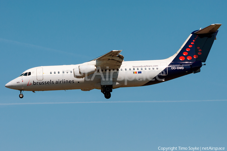 Brussels Airlines BAe Systems BAe-146-RJ100 (OO-DWD) | Photo 109877
