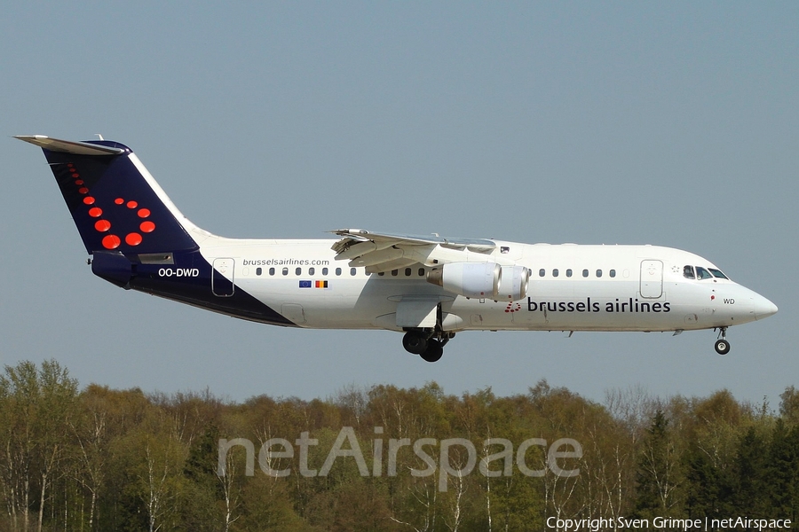 Brussels Airlines BAe Systems BAe-146-RJ100 (OO-DWD) | Photo 16177