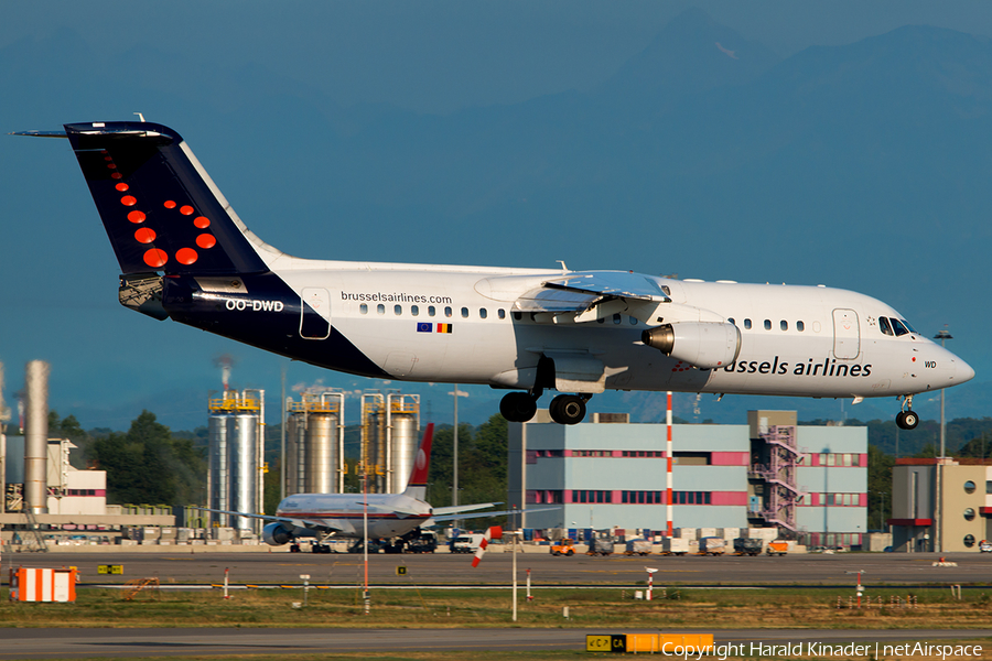 Brussels Airlines BAe Systems BAe-146-RJ100 (OO-DWD) | Photo 292625