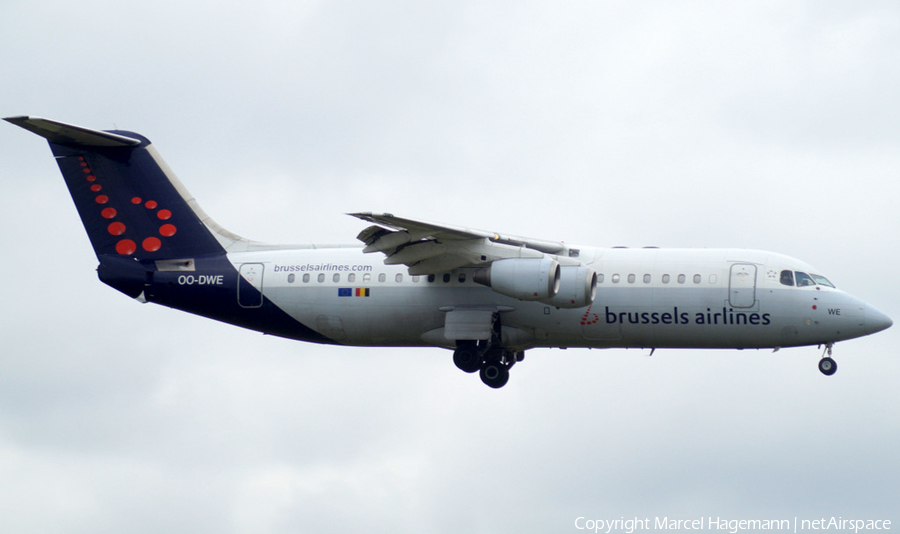 Brussels Airlines BAe Systems BAe-146-RJ100 (OO-DWE) | Photo 124225
