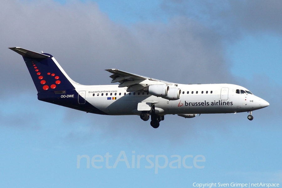 Brussels Airlines BAe Systems BAe-146-RJ100 (OO-DWE) | Photo 51021