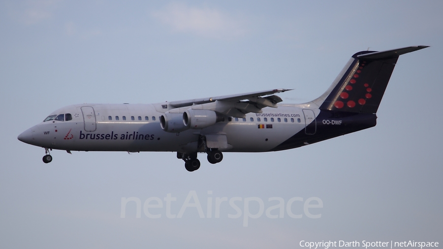 Brussels Airlines BAe Systems BAe-146-RJ100 (OO-DWF) | Photo 212164