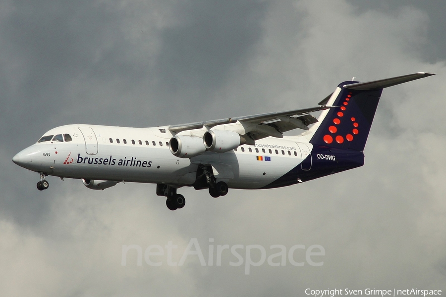 Brussels Airlines BAe Systems BAe-146-RJ100 (OO-DWG) | Photo 16023