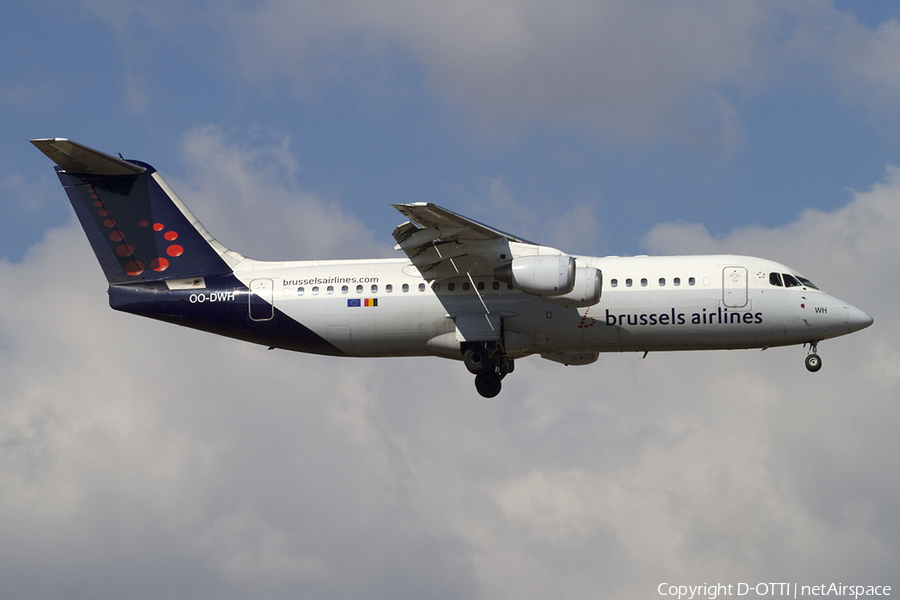 Brussels Airlines BAe Systems BAe-146-RJ100 (OO-DWH) | Photo 376795