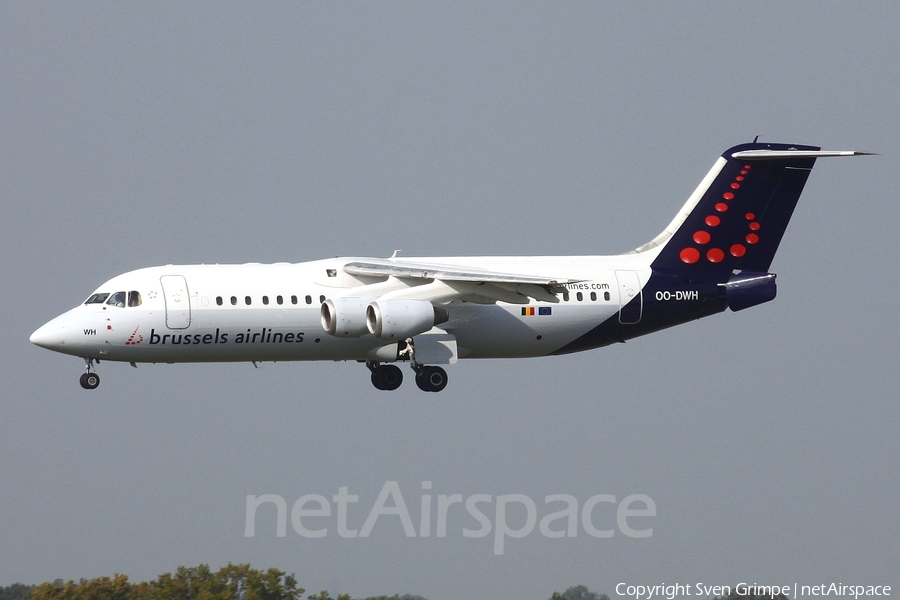 Brussels Airlines BAe Systems BAe-146-RJ100 (OO-DWH) | Photo 32551