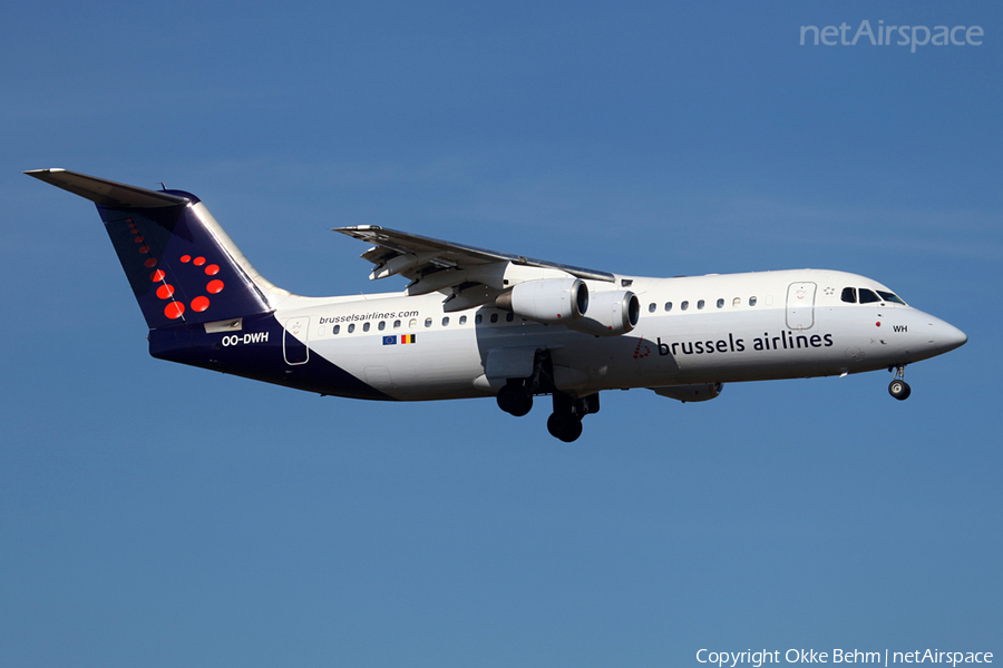Brussels Airlines BAe Systems BAe-146-RJ100 (OO-DWH) | Photo 42927