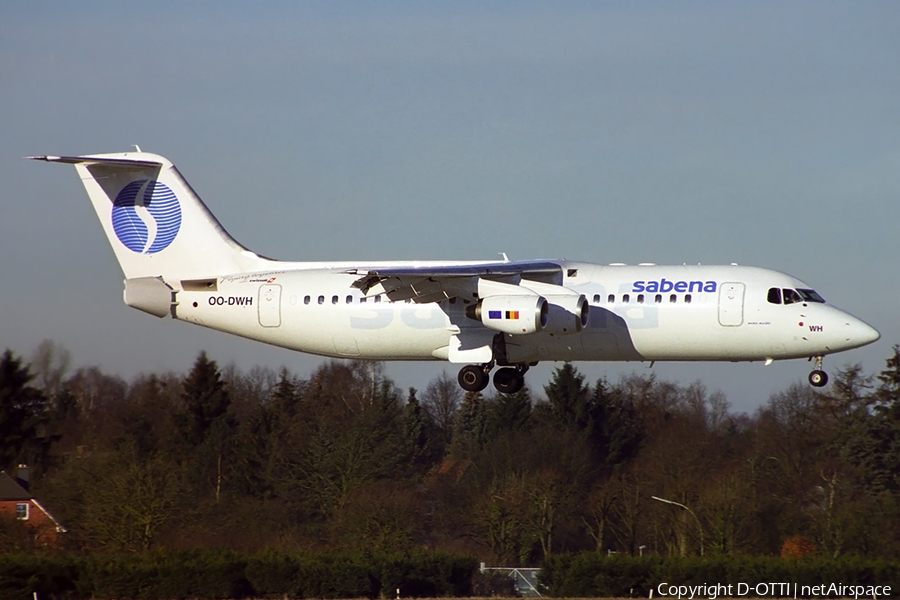 Sabena BAe Systems BAe-146-RJ100 (OO-DWH) | Photo 382637