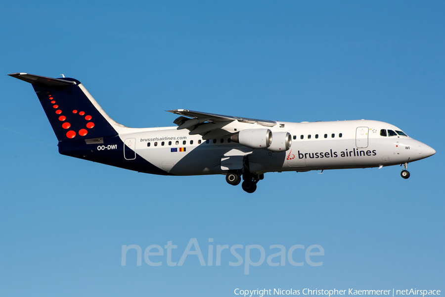 Brussels Airlines BAe Systems BAe-146-RJ100 (OO-DWI) | Photo 121624