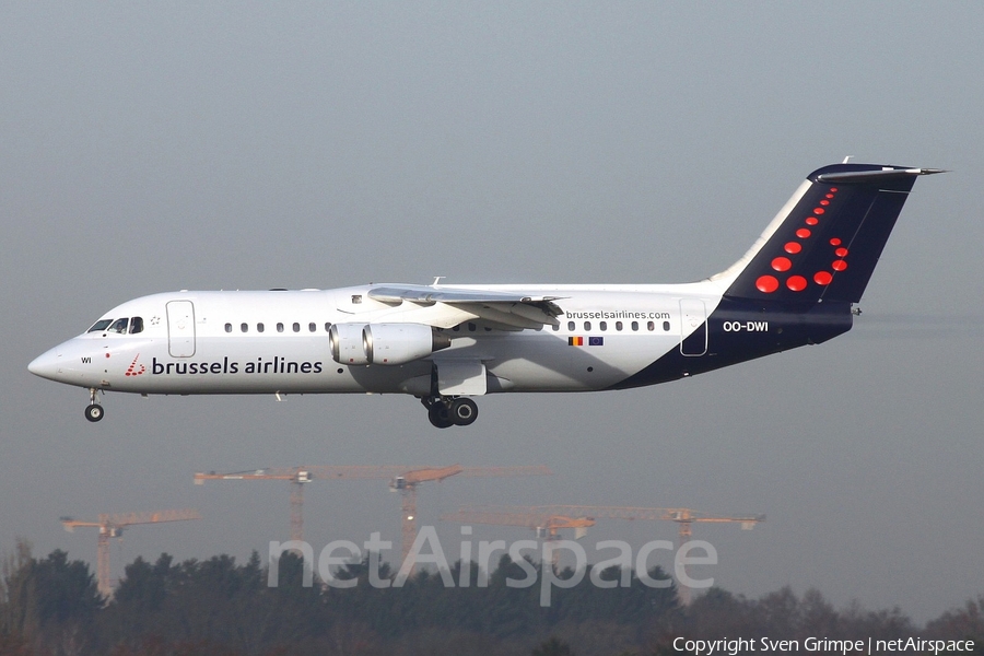 Brussels Airlines BAe Systems BAe-146-RJ100 (OO-DWI) | Photo 35262