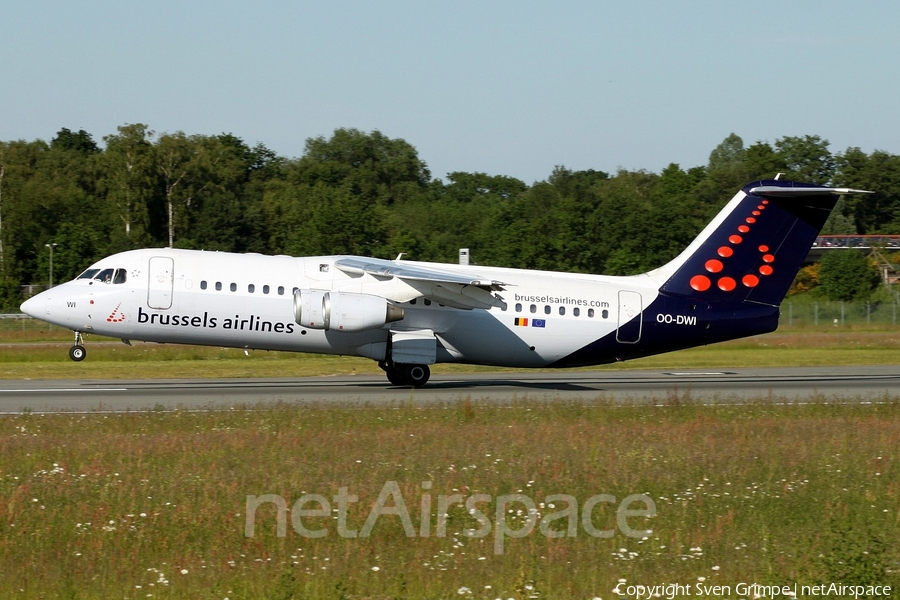 Brussels Airlines BAe Systems BAe-146-RJ100 (OO-DWI) | Photo 43569