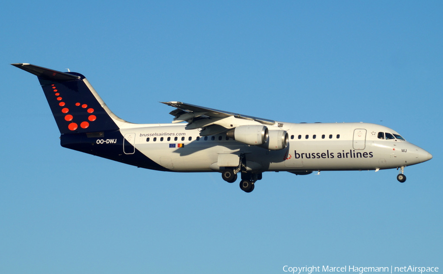 Brussels Airlines BAe Systems BAe-146-RJ100 (OO-DWJ) | Photo 120740