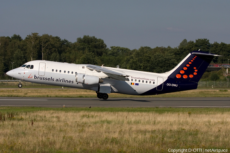 Brussels Airlines BAe Systems BAe-146-RJ100 (OO-DWJ) | Photo 267469