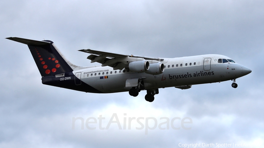 Brussels Airlines BAe Systems BAe-146-RJ100 (OO-DWK) | Photo 215259