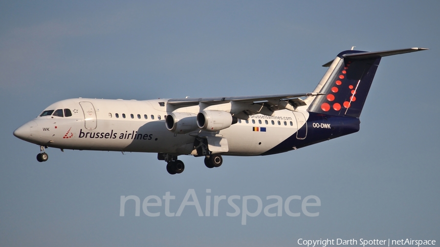Brussels Airlines BAe Systems BAe-146-RJ100 (OO-DWK) | Photo 212235