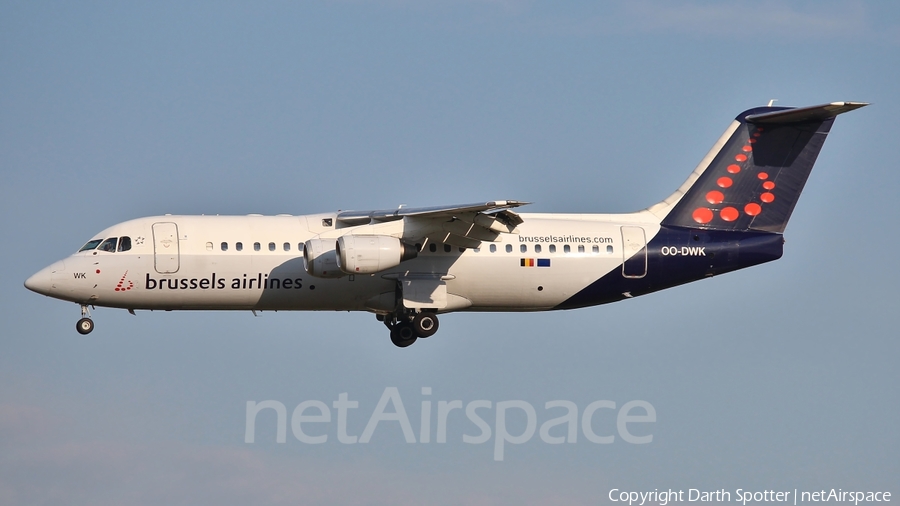 Brussels Airlines BAe Systems BAe-146-RJ100 (OO-DWK) | Photo 212236