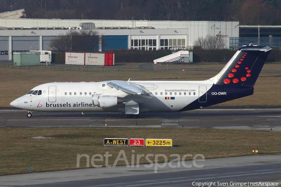 Brussels Airlines BAe Systems BAe-146-RJ100 (OO-DWK) | Photo 39518
