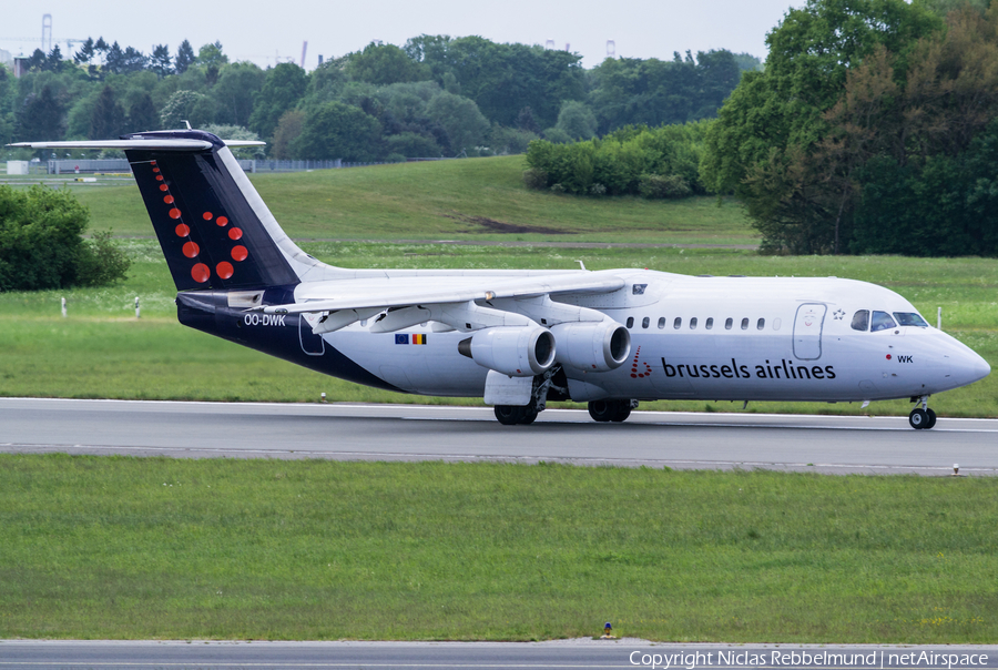 Brussels Airlines BAe Systems BAe-146-RJ100 (OO-DWK) | Photo 249577