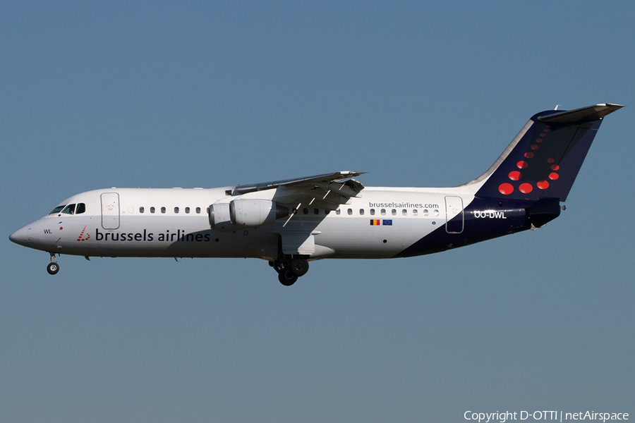 Brussels Airlines BAe Systems BAe-146-RJ100 (OO-DWL) | Photo 199848
