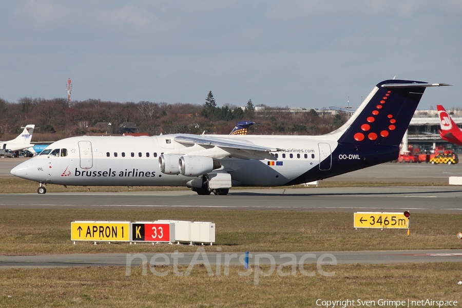 Brussels Airlines BAe Systems BAe-146-RJ100 (OO-DWL) | Photo 16738
