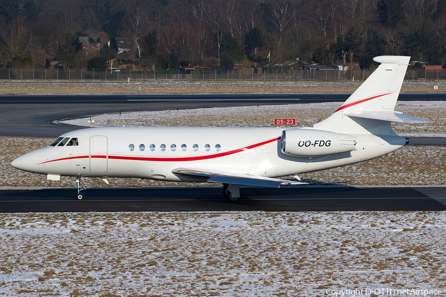 Abelag Aviation Dassault Falcon 2000EX (OO-FDG) | Photo 224730