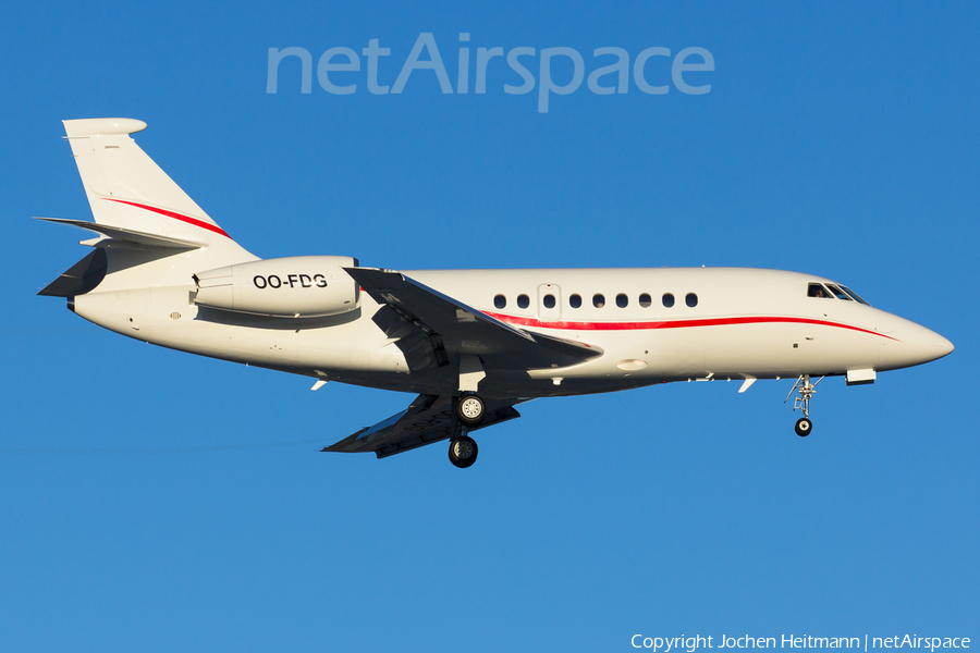 Abelag Aviation Dassault Falcon 2000EX (OO-FDG) | Photo 91543