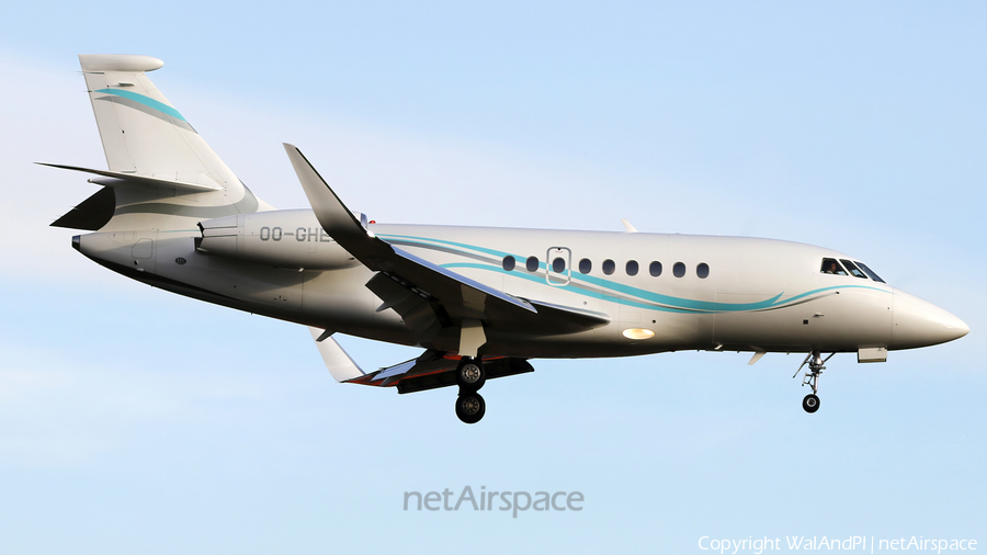 Abelag Aviation Dassault Falcon 2000LX (OO-GHE) | Photo 545645