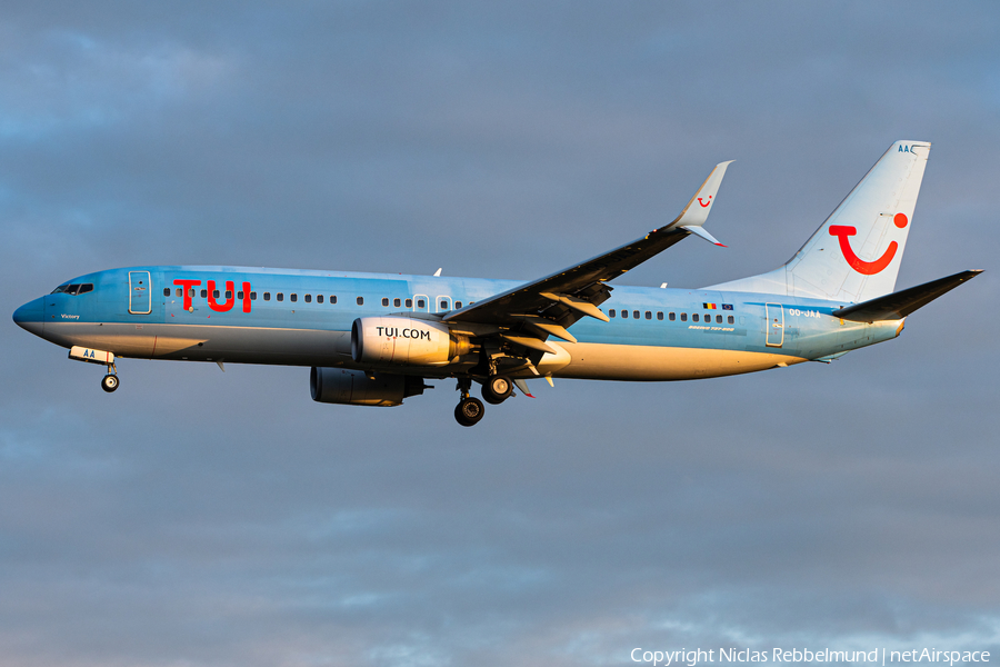 TUI Airlines Belgium Boeing 737-8BK (OO-JAA) | Photo 346677