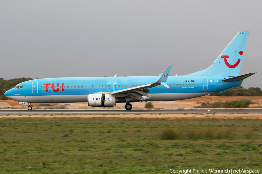 TUI Airlines Belgium Boeing 737-8BK (OO-JAA) | Photo 289456