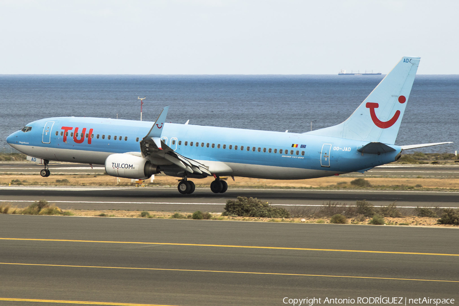 TUI Airlines Belgium Boeing 737-8K5 (OO-JAD) | Photo 279668