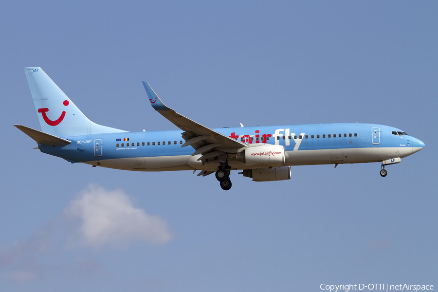 Jetairfly Boeing 737-8K5 (OO-JAF) | Photo 415487