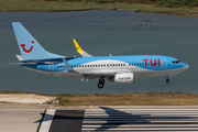 TUI Airlines Belgium Boeing 737-7K2 (OO-JAL) at  Corfu - International, Greece