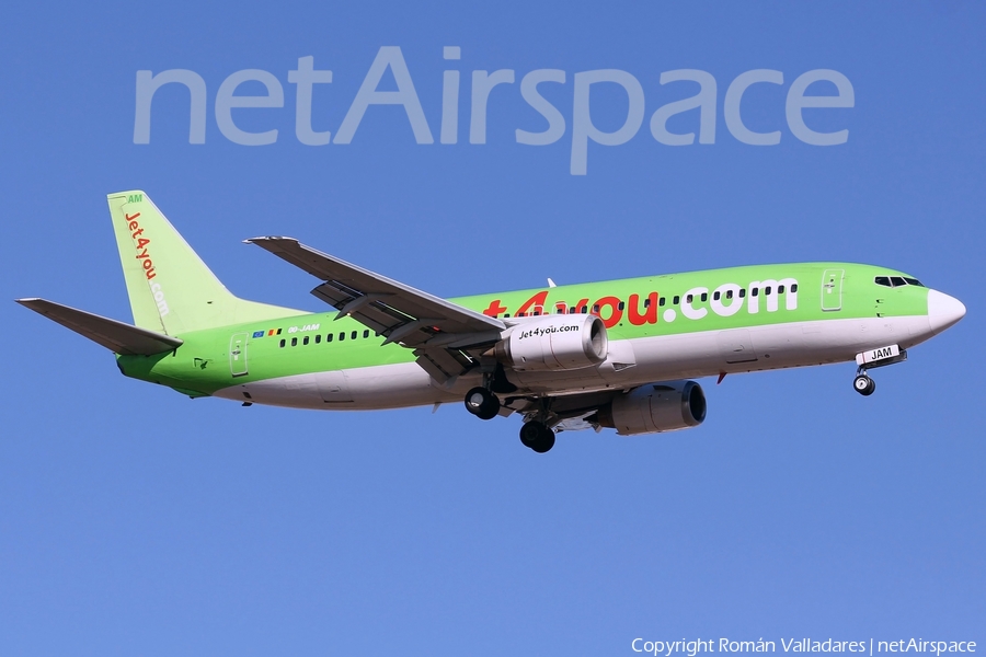Jet4you Boeing 737-46J (OO-JAM) | Photo 340634