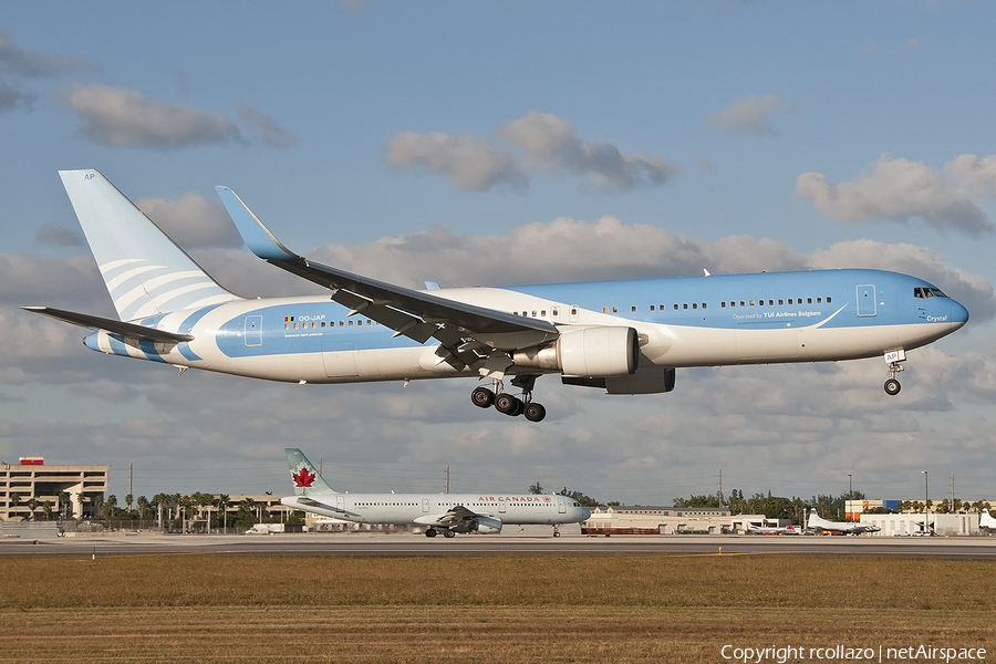 Jetairfly Boeing 767-38E(ER) (OO-JAP) | Photo 396785