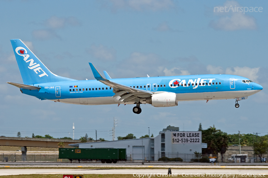 CanJet Boeing 737-8K5 (OO-JAQ) | Photo 6892