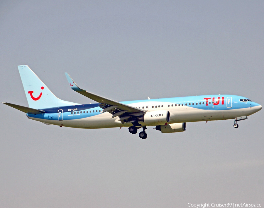 TUI Airlines Belgium Boeing 737-8K5 (OO-JAQ) | Photo 283700