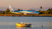 TUI Airlines Belgium Boeing 737-8K5 (OO-JAQ) at  Corfu - International, Greece