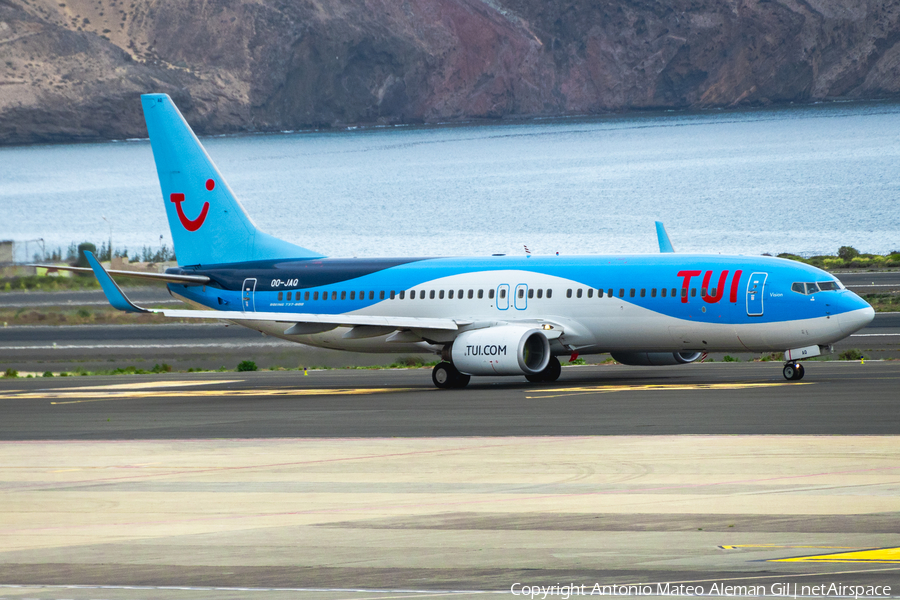 TUI Airlines Belgium Boeing 737-8K5 (OO-JAQ) | Photo 617780