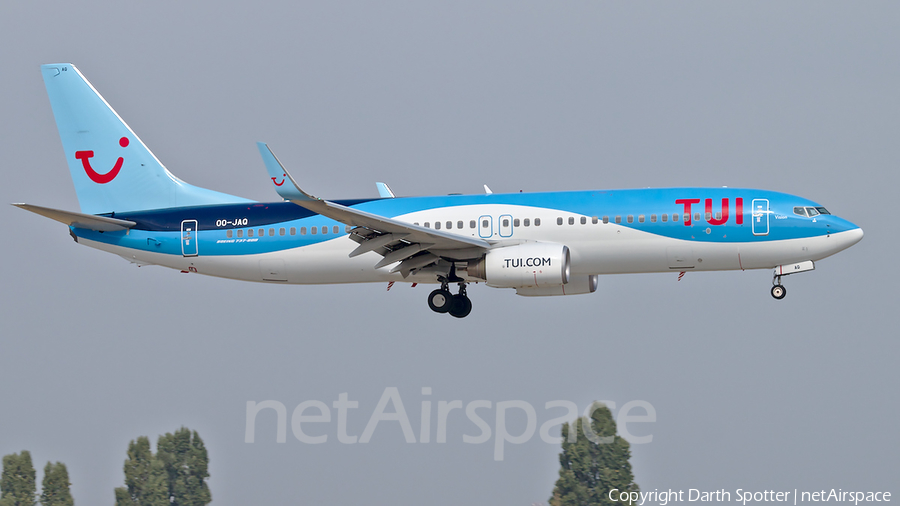 TUI Airlines Belgium Boeing 737-8K5 (OO-JAQ) | Photo 354553