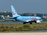 Jetairfly Boeing 737-7K5 (OO-JAR) at  Corfu - International, Greece