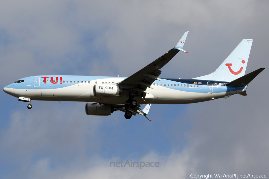 TUI Airlines Belgium Boeing 737-8K5 (OO-JAY) | Photo 556258