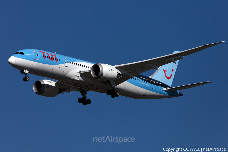 TUI Airlines Belgium Boeing 787-8 Dreamliner (OO-JDL) | Photo 435551