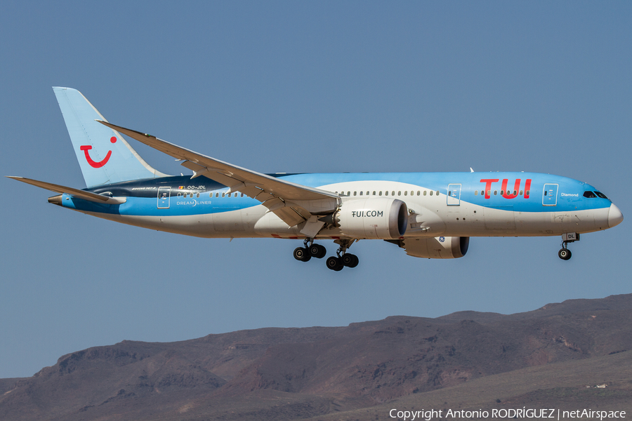 TUI Airlines Belgium Boeing 787-8 Dreamliner (OO-JDL) | Photo 408987