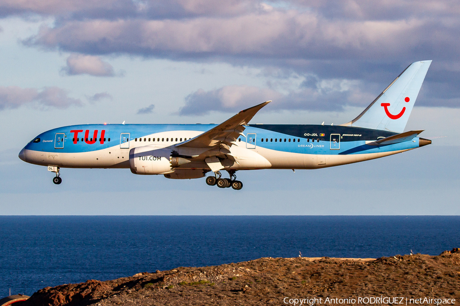 TUI Airlines Belgium Boeing 787-8 Dreamliner (OO-JDL) | Photo 416912