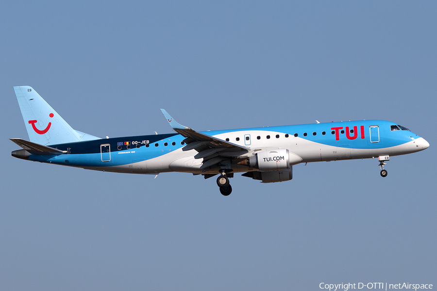 TUI Airlines Belgium Embraer ERJ-190STD (ERJ-190-100STD) (OO-JEB) | Photo 264561