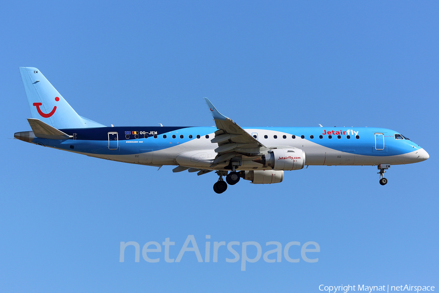 Jetairfly Embraer ERJ-190STD (ERJ-190-100STD) (OO-JEM) | Photo 149658