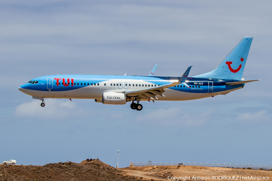 TUI Airlines Belgium Boeing 737-8K5 (OO-JLO) | Photo 454016