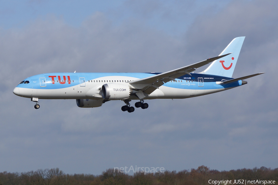 TUI Airlines Belgium Boeing 787-8 Dreamliner (OO-LOE) | Photo 439031