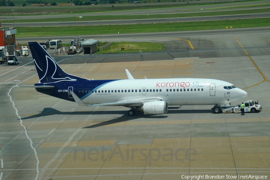 Korongo Airlines Boeing 737-3M8 (OO-LTM) | Photo 325219