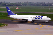 EuroBelgian Airlines (EBA) Boeing 737-436 (OO-LTS) at  Dusseldorf - International, Germany