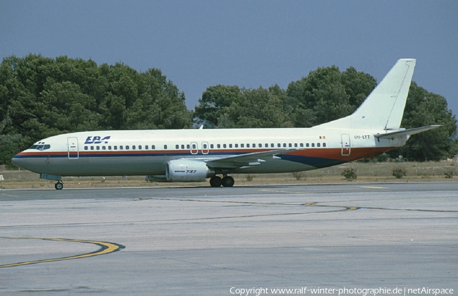 EuroBelgian Airlines (EBA) Boeing 737-4Q8 (OO-LTT) | Photo 402387